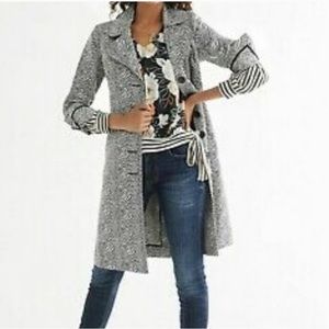 CAbi 007 trench coat, Zebra striped
